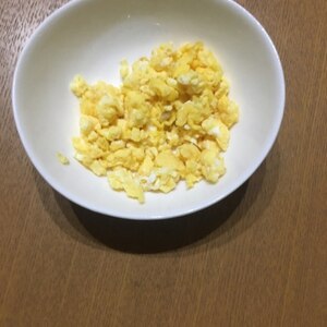 基本の炒り卵 17円